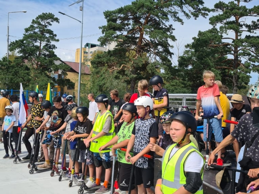 Новый скейт-парк в Чите принял первых спортсменов